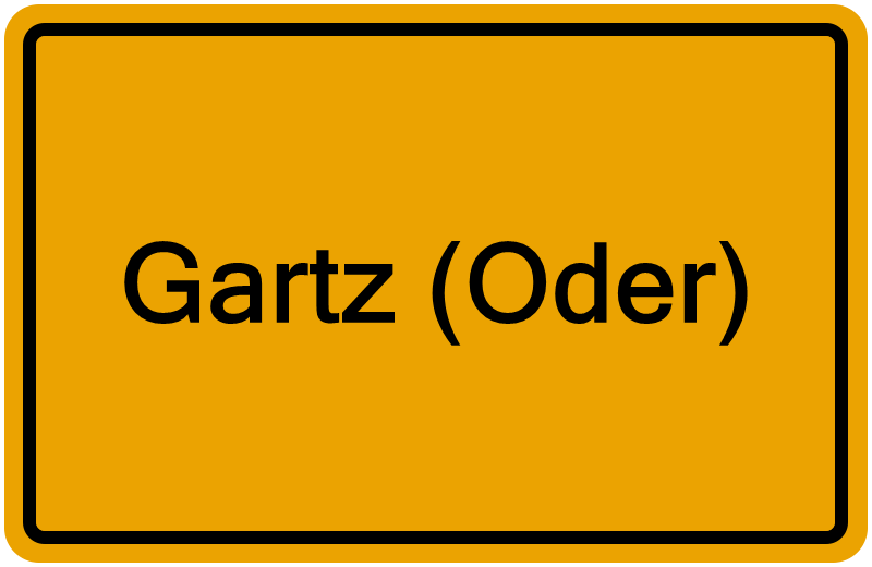 Handelsregisterauszug Gartz (Oder)